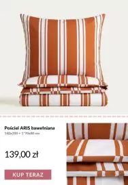 Homla gazetka tydzień 36 Strona 10: Pościel Aris bawełniana 140x200 cm + 1*70x80 €139,00