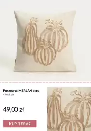 Homla gazetka tydzień 36 Strona 8: Poszewka Merlan ecru 45x45 cm €49,00