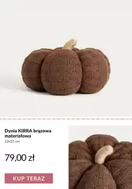 Homla gazetka tydzień 36 Strona 9: Dynia Kirra brązowa materiałowa 32x21 cm €79,00