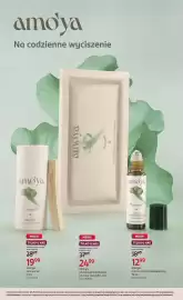 Rossmann gazetka tydzień 36 Strona 2: Amo'ya, wyciszenie €19,99, Amo'ya, relaksacyjna poduszka na oczy, Lawenda €24,99