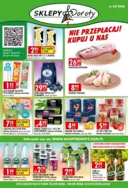 Sklepy Doroty gazetka tydzień 36 Strona 1: Herbata Czarna Big Active €4,29, Czekolada 100 g Ritter Sport €7,59