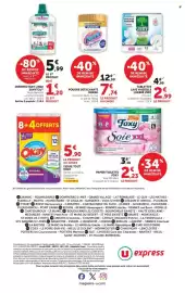 Catalogue U Express page 8: Foxy Papier toilette €2,23, SANYTOL Désinfectant Linge €7,19