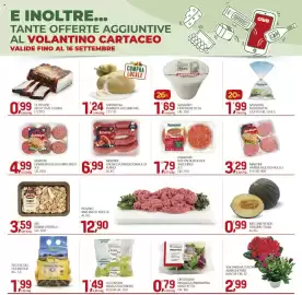 Volantino Crai Pagina 11: Martini Salsiccia Tradizionale di Suino €6,99, AIA kebab di pollo €3,59