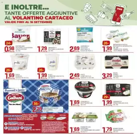 Volantino Crai Pagina 12: Perla Burratine €1,99, Inalpi burro chiarificato €3,29