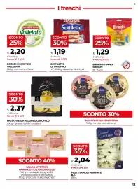 Volantino Unicoop Pagina 13: Sottilette Le Originali €1,19, FILETTI DI ALICI MARINATE B.E €2,04