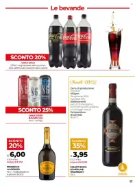 Volantino Unicoop Pagina 17: CHIANTI DOCG LE MERLAIE TRAMBUSTI €3,95, PROSECCO LA GIOIOSA €6,00