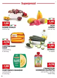 Volantino Unicoop Pagina 6: Fichi D'India €1,58, I TRIANGOLINI MORBIDINI VALFRUTTA €0,78