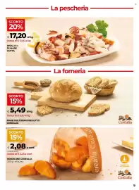 Volantino Unicoop Pagina 9: INSALATA DI MARE COTTA €17,20, PANE MULTISEMI PRECOTTO CEREALIA €5,49