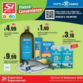 Volantino Sì con te Pagina 1: Olio extra vergine di oliva De Cecco €4,99