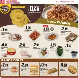 Volantino Sì con te Pagina 10: Tonno in filetto Callipo €4,49, Ciabatta San Francesco €0,79