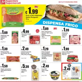 Volantino Sì con te Pagina 13: Wüberone Pollo con Cheddar Beretta €1,39, Cubetti di pancetta Beretta vari tipi €2,49