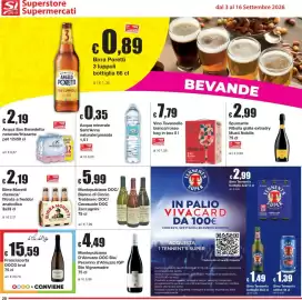 Volantino Sì con te Pagina 20: Birra Moretti classica €2,19