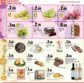 Volantino Sì con te Pagina 4: Mozzarella Gioia del Colle DOP €2,99, Uva rosata senza semi Almaverde Bio €2,79