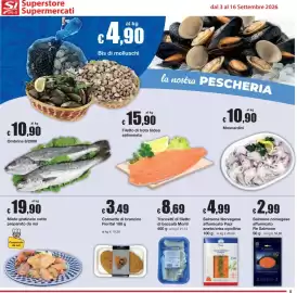 Volantino Sì con te Pagina 5: Ombrina €10,90, Salmone norvegese affumicato Re Salmone €2,99