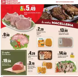 Volantino Sì con te Pagina 6: Coniglio €9,90, Girello a tranci Baby Beef danese €19,50