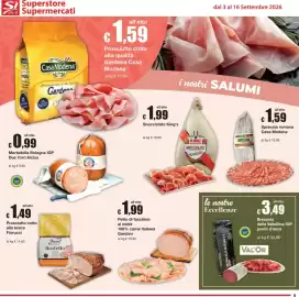 Volantino Sì con te Pagina 9: Bresaola della Valtellina IGP punta d'anca Valor €3,49