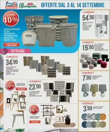 Volantino Iper Romagnolo Pagina 22: Lampade da tavolo €7,90, Pouf contenitore €19,90