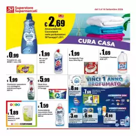 Volantino Sì con te Supermercati Pagina 22: Chanteclair sgrassatore con candeggina/anticalcare/bagno €1,99