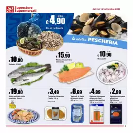 Volantino Sì con te Supermercati Pagina 5: Ombrina €10,90, Filetto di trota Iridea salmonata €15,90