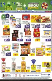 Folheto Carrefour semana 36 Página 4: Pão de hambúrguer gourmet €8,99, Hambúrguer bovino Perdigão €6,49