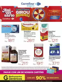 Catálogo Drogarias Carrefour Página 1: Ibuprofeno medley €12,90, Descongestionante nasal Vick Inalador €37,90