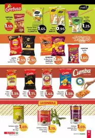 Folleto SPAR Lanzarote Página 16: Doritos Tex Mex Ruffles Jamón €2,89, Cumba Papas Selecta €1,71