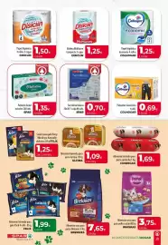 Folleto SPAR Lanzarote Página 20: Ultima alimento húmedo para perro tarrina €1,09, Felix snack para gato party mix €1,25