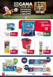 Folleto SPAR Lanzarote Página 23: Vileda cubo super fácil €9,85, Finish Powerball Power All In 1 €6,95