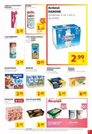 Folleto Alcampo Página 11: Président - leche semidesnatada €1,19, Danone - danacol €6,99