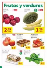 Folleto Alcampo Página 4: Premium - melon €1,29, Palermo - pimiento italiano €2,79