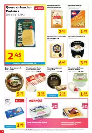 Folleto Alcampo Página 6: Auchan - queso en lonchas protein + €2,45, Pok - queso puro de oveja añejo €2,19