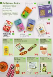 Folleto Alcampo Página 9: Origen - semillas €1,79, Cañada real - gazpacho o salmorejo fresco bio €3,49