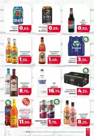 Folleto Spar La Palma Página 18: Arehucas mix clipper €1,78, Kilda crema de tequila sabores €8,25