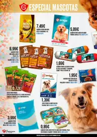 Folleto Claudio Página 8: Amigo - alimento perro salchicha ifa de pollo con arroz y zanahoria €1,69