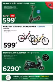 Folleto Feu Vert Página 10: Emotorad bicicleta eléctrica de montaña t-rex air €599,00