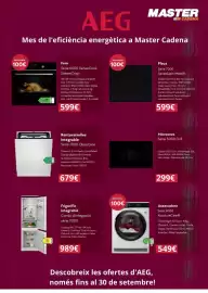 Catálogo Master Cadena Página 5: Rentavaixelles integrable Serie 7000 GlassCare €679,00, Microones Serie 5000 Grill €299,00