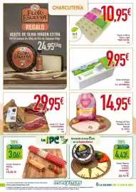 Folleto Masymas Página 2: Argal - chorizo pamplona €3,06, García baquero - queso reserva 12 meses €4,43