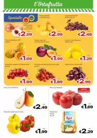 Volantino MAX Supermercati Pagina 4: Peperoni gialli/rossi di Sicilia €1,99, Mela Gala Melinda €1,69