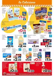 Volantino MAX Supermercati Pagina 8: Merenda Yo-Yo Bauli €1,99, Pan Goccioli Mulino Bianco €2,49