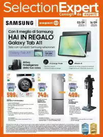 Volantino Expert Pagina 30: Frigorifero Combinato EcoFlex® AI €749,00, Scopa Elettrica Jet 95s €499,00