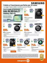 Volantino Expert Pagina 31: Lavatrice Slim Crystal Clean €449,00, Lavatrice BESPOKE AI €699,00