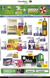 Folheto Carrefour Bairro semana 36 Página 1: Guaraná Antarctica Original/Zero €7,19, Água sanitária Zupp €12,90