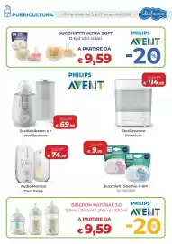 Volantino Ideal Bimbo Pagina 26: Succhietti Soothie €9,90, Sterilizzatore Premium Philips Avent €114,99
