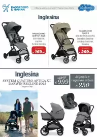Volantino Ideal Bimbo Pagina 31: Passeggino Sketch 2026 €169,00, Passeggino Quid 3 €269,00