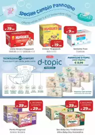Volantino Ideal Bimbo Pagina 4: Pampers Baby-dry Mutandino €29,99, Huggies Unistar €19,99