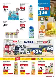 Volantino Bennet Pagina 19: Acqua di cocco Vitacoco €1,99, Succo e polpa di frutta Bennet €1,96