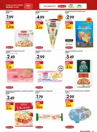 Volantino Bennet Pagina 21: Pecorino Romano DOP Bennet €2,50, Prosciutto cotto a cubetti Bennet €1,50