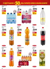 Volantino Bennet Pagina 26: Acqua frizzante o leggermente frizzante Fonte Alpina Bennet €2,16
