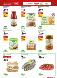 Volantino Bennet Pagina 29: Lenticchie o fagioli borlotti Bennet Bio €0,55, Uova filiera valore bennet €1,58