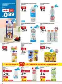 Volantino Bennet Pagina 4: Latte di capra parzialmente scremato Girau €2,99, Latte UHT parzialmente scremato Bennet €0,78